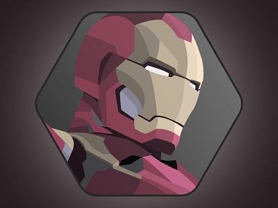 Iron Man avengers character design flat design illustration illustrator iron man