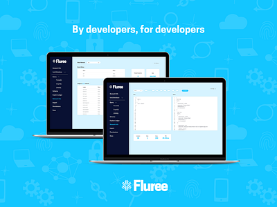 Fluree Dashboard UI branding dashboard design layout screengrab software technology