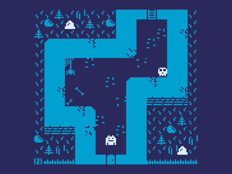 8-bit Pixel Game branding dungeon game pixel