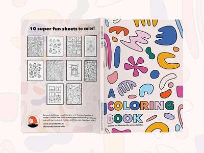 Coloring Book abstract book branding design illustration layout magazine print vector