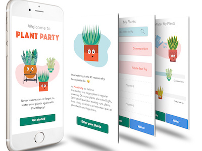 PlantParty App Design