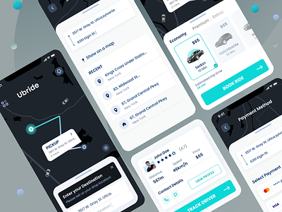 Taxi Cab Riding Apps app delivery minimal design moder design product design ride sharing taxi cab trend typography uber redesign ui user experience design user interface design ux