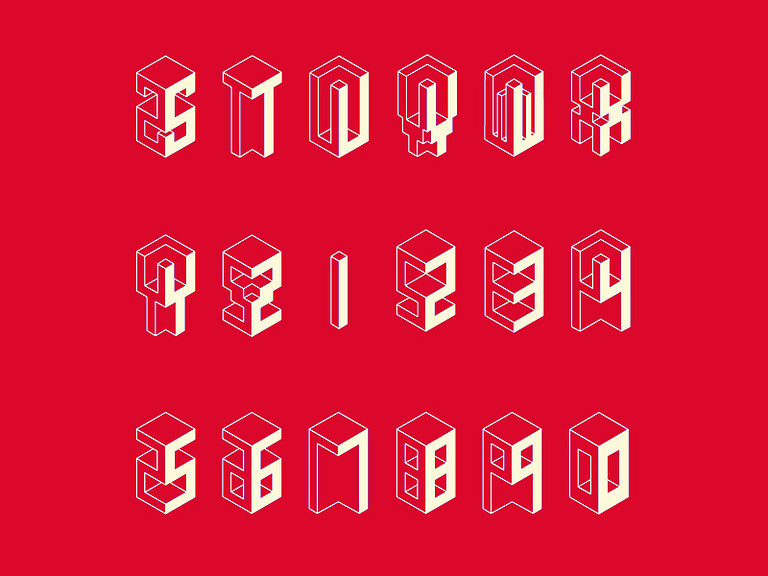 BOXY FONT by Angela Chan on Dribbble