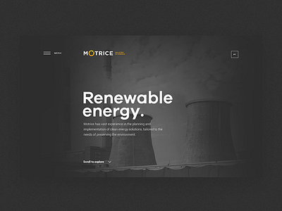 Motrice Homepage Website home homepage scroll ui ux website