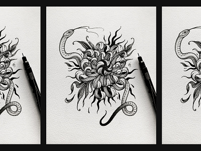 Tattoo Pen designs, themes, templates and downloadable graphic elements on  Dribbble