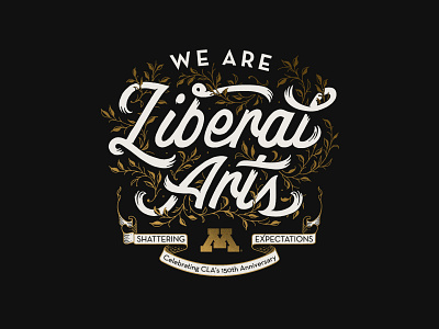 We Are Liberal Arts adobe custom lettering designer graphic graphic design hand lettering illustration illustrator lettering script type typography