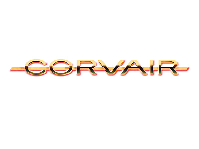 Corvair Logo automotive digitalart handdrawn illustration logo