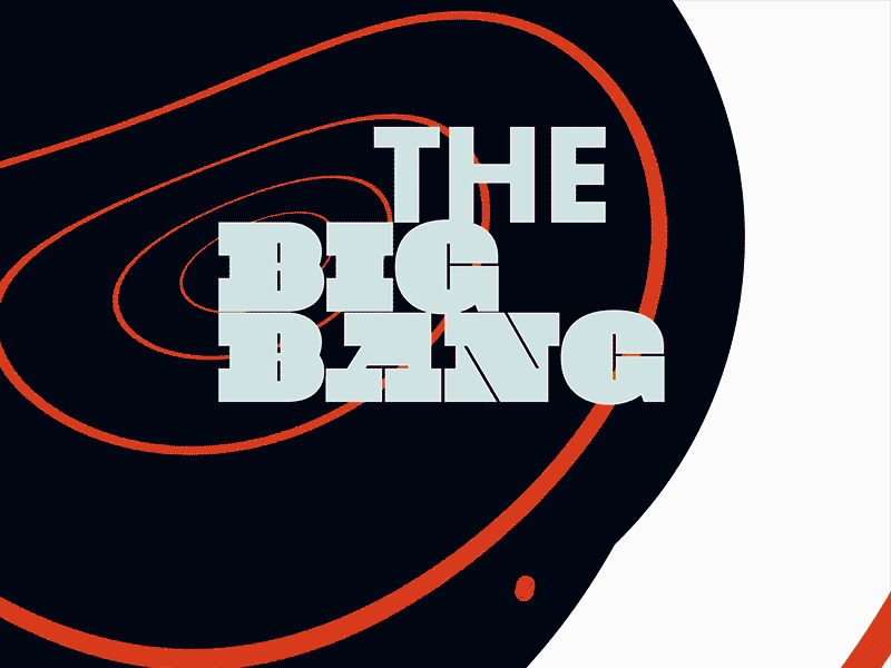 The Big Bang - celebrating "A Brief History of Time" animated gif digital graphic design illustration poster retro vector wflemming
