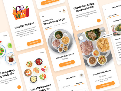 Ăn gì hôm nay? app design ui ux