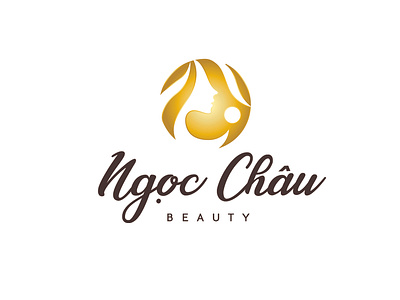 Logo | Ngọc Châu beauty branding concept design logo spa