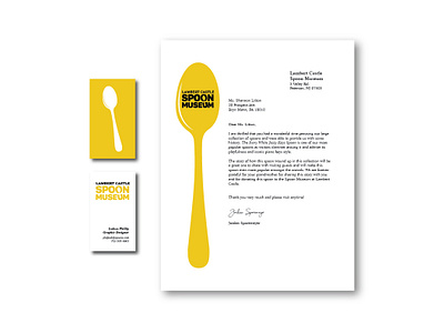 Spoon Stationary business card letterhead logo