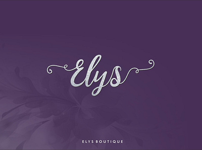 Elys Boutique- Branding apparel boutique boutique logo brand branding creative cute design fashion highstreet identity illustration india lifestyle logo mumbai purple silver