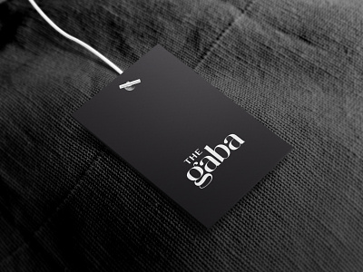 Logo for a clothing brand- The Gaba brand branding creative identity identity branding india logo mumbai serif type typelogo typelove typography typography design