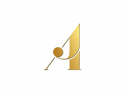 AJ Monogram aj award best classy elegant gold identity jewellery jewellery shop jewels logo monogram reward