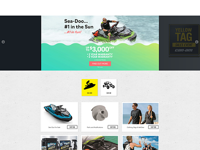 Ecommerce Jetski Store Rebuild