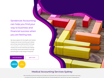 Specilaist Accounting Firm Redesign From Wordpress design logo web