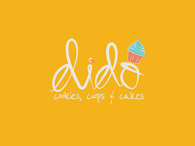 Dido branding cupcake design graphic design logo