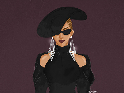 Beyonce beyonce design fashion girl grammys illustration music portrait profile sketch woman