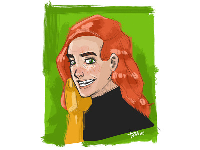 Jean Grey character character design comics design girl hero illustration portrait practice profile sketch woman