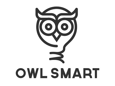 Owl Smart Logo by Frog_ground on Dribbble