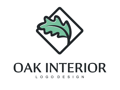 Oak Interior abstract background banner branch business card clean color creative design ecology education element emblem environment family flora floral flower forest