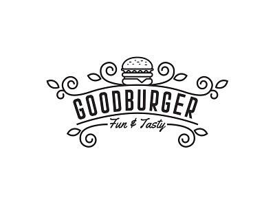 Good Burger art badge bbq beef brand bread burger burgers cafe cheese color corporate design drawing eat fast fastfood flat food grill