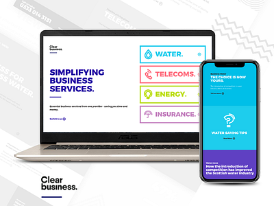 Clear Business 2d character b2b branding business business website clean app design digital agency graphicsdesign ui ui ux design uidesign
