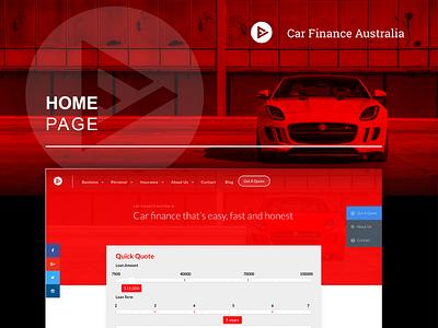 Car Finance Australia b2b business clean app design developement digital agency finance app logo ui ui ux design ux website creator