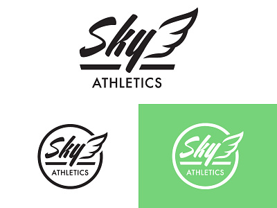 Sky Logo Concept athletics logo