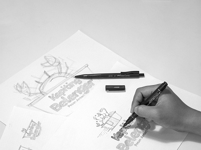 Logo Sketching brand identity branding classic design lettering logo sketch