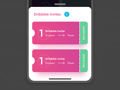 Two Dribbble Invites! android app app design art button card cards design dribbble dribbble invite graphic design ui ux