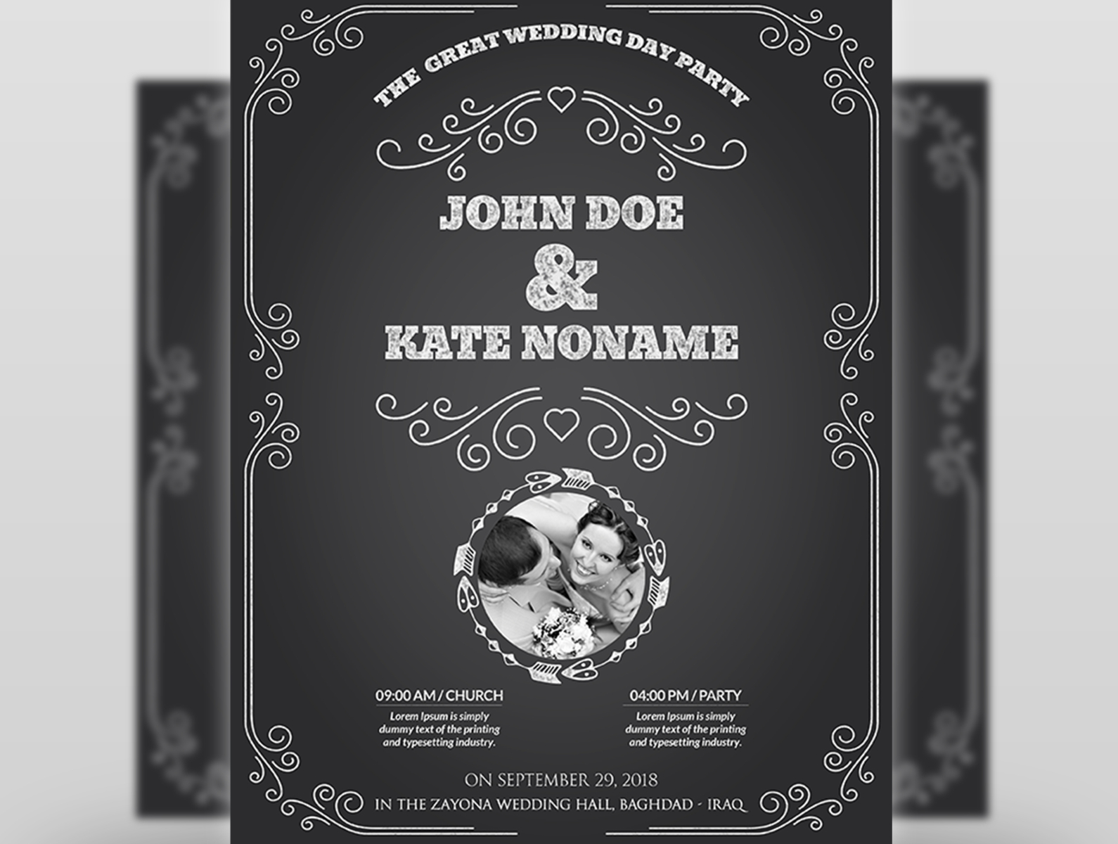 Wedding Party Flyer Template By Owpictures On Dribbble