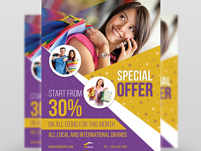 Special Offer Products Flyer Template