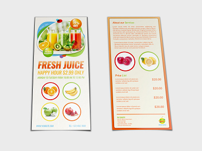 Fresh Juice Flyer Template