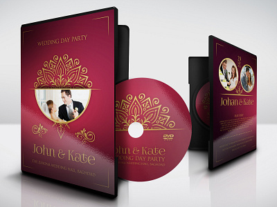 Wedding DVD Cover and Label Template