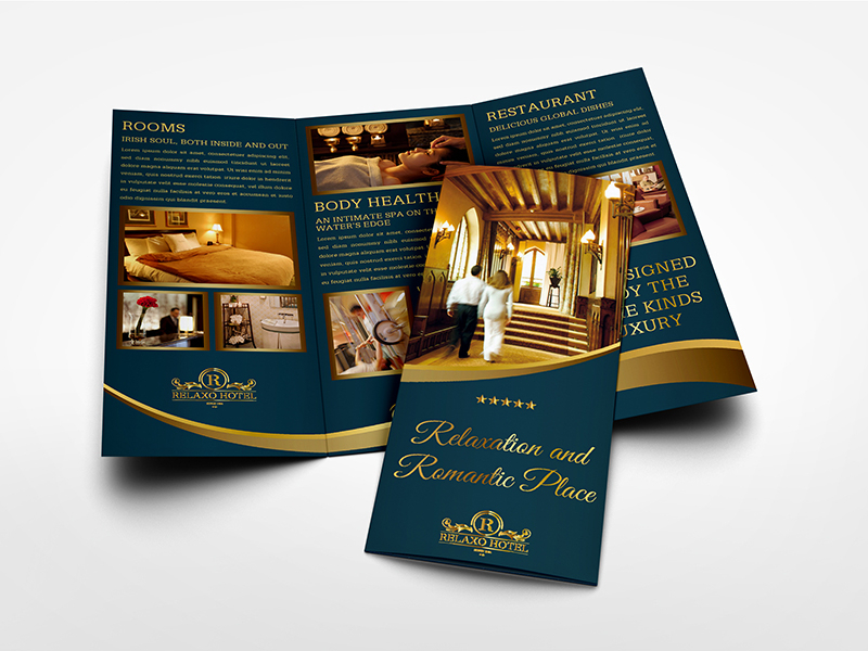 hotel leaflet design