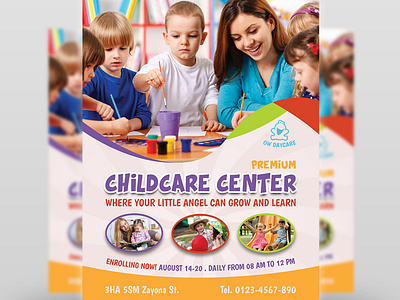 Child Care Daycare Flyer Template