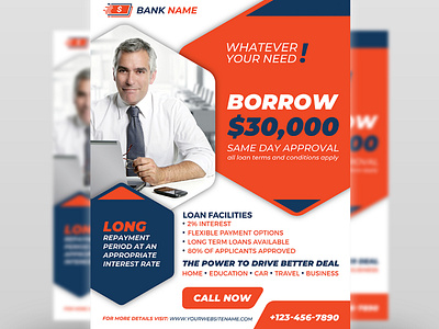 Banking Loan Flyer Template