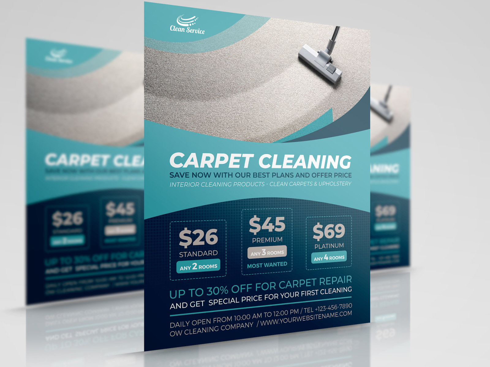 cleaning carpet flyer services template flyers ads ad clean cleaner poster furniture dribbble housekeeping glass hotel window screenshots