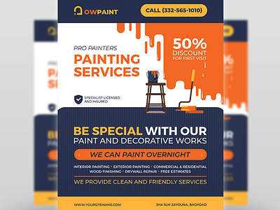 Painter Flyer Template