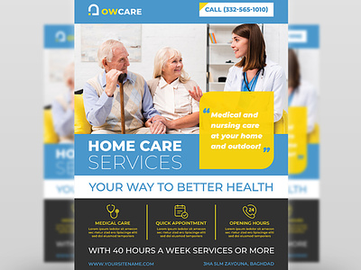 Home Care Services Flyer Template