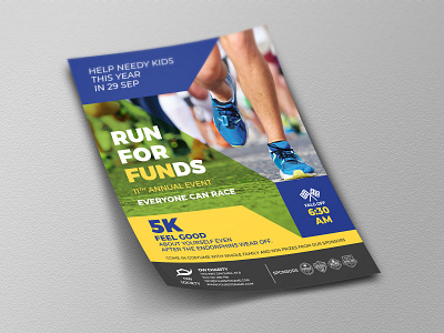 Charity Run Flyer Template by OWPictures on Dribbble