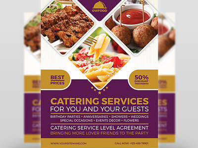 Catering Food Services Flyer Template