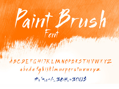 Paint Brush Font