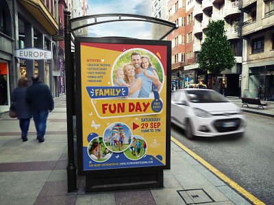 Family Fun Day Poster Template