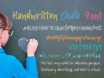 Handwritten Chalk Font