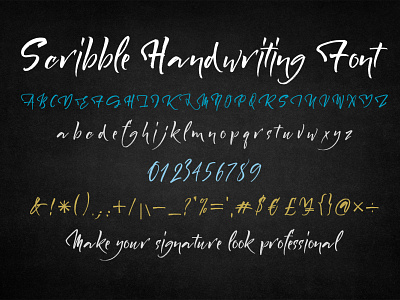 Scribble Handwriting Font