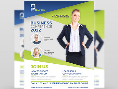 Business Conference Flyer Template conference convention corporate corporate flyer event event flyer expo flyer leaflet magazine marketing meeting multipurpose newspaper pamphlet poster professional prospectus psd