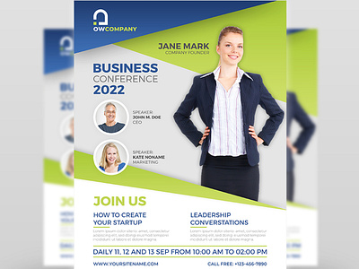 Business Conference Flyer Template