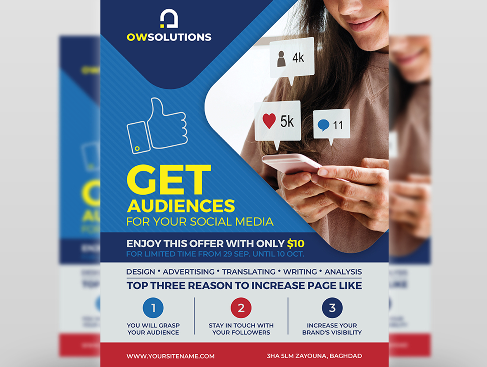 Social Media Flyer Template by OWPictures on Dribbble